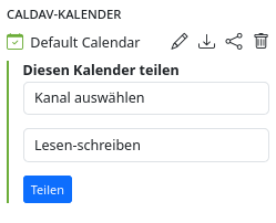 Kalender-Verwaltung